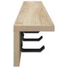 Wall Mounted Nightstand Sonoma Oak 60 X 10.5 X 10.5 Cm