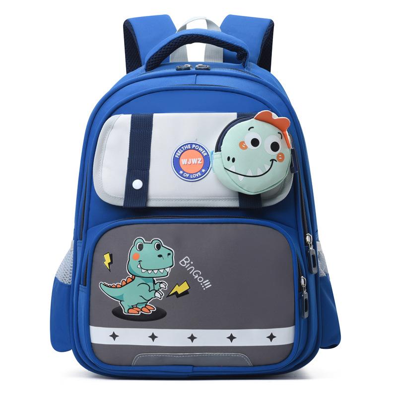 School BagsNew children's , primary school students' casual cute backpack, large-capacity burden-reducing backpack for grades 1-3
