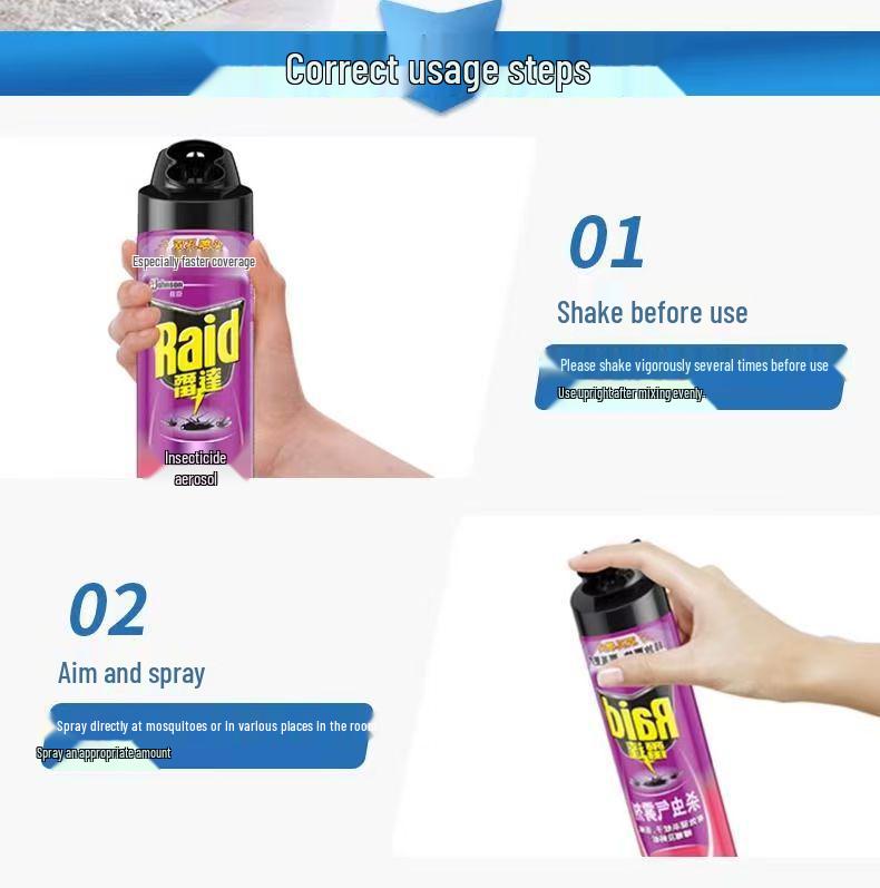 Radar Insecticide Aerosol, Fresh Scent 600ml - Effective Against Mosquitoes, Flies, and Cockroaches, Guaranteed Quality.