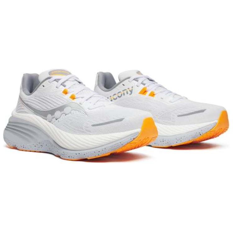 Saucony Hurricane 24 White Cloud Orange Men Sneakers S20933-246