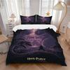 3pcs Harry Potter Bedding Set, Soft Polyester Duvet Cover and Pillowcases Machine Washable Seasons All Suitable103