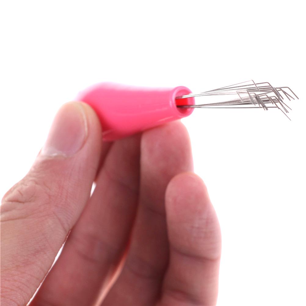 Čistič kartáčů na vlasy, odstraňovač, vestavěný plastový čistič hřebenů