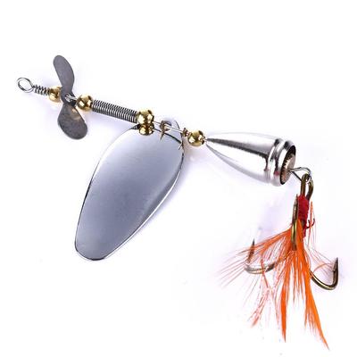 Yediao Fishing Lures Spinnerbait, Hard Metal Spinner Bait Kit Jigs Lure for Bass Pike Trout Salmon Freshwater Saltwater Fishing