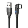Flexible USB A To C Cable USB To USB C Cable for PC Phone Laptops 3A Charging Cable for Seamlessly Game Experience
