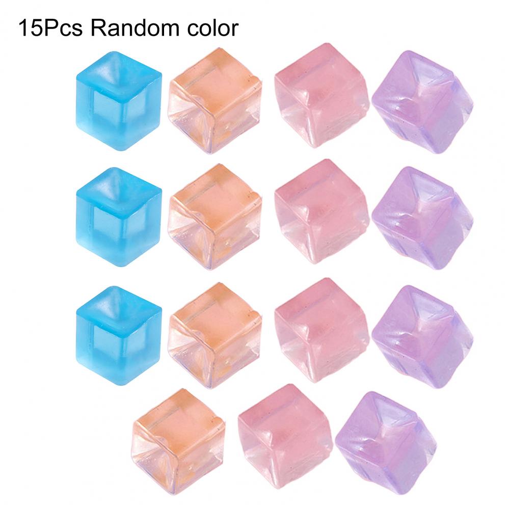 

Ice Cube Squeeze Toy Transparent Squeeze Toy Stress Relief Ball Realistic Ice Cube Fidget Toy Soft Cat Paw Pinch For Adults