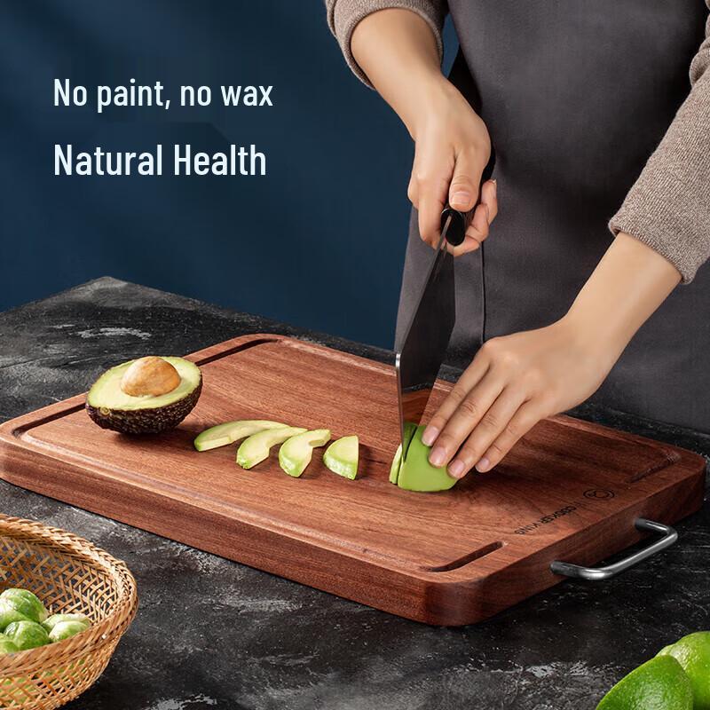 COOKER KING YC38CB Ebony Wood Cutting Board