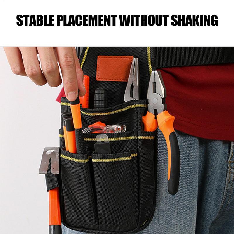 Electrician Bag Utility Belt Tool Holder Bag Heavy-Duty Thicken Adjustable Organizer For Construction Automotive Repair