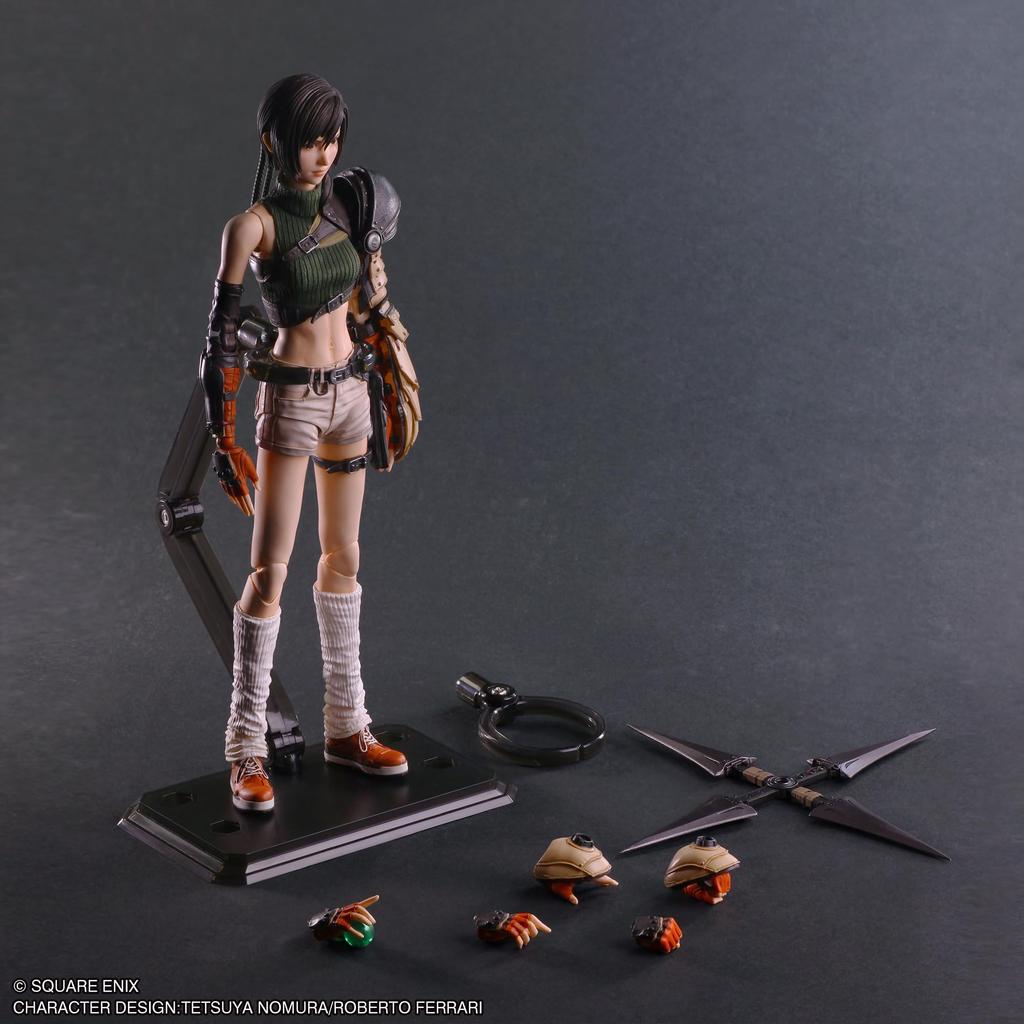 Final Fantasy VII Rebirth Play Arts Kai Yuffie Kisaragi PVC Painted Movable Figure Ver.2