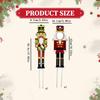 2Pcs Christmas Nutcracker Yard Sign Xmas Decor for Courtyard Outside Walkway
