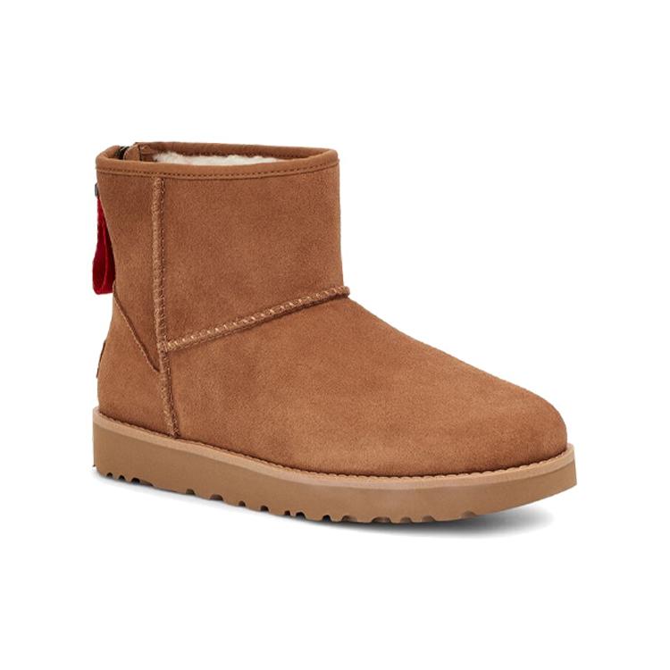 UGG Classic Mini Logo Zip 'Chestnut' Women's 1122671-CHE