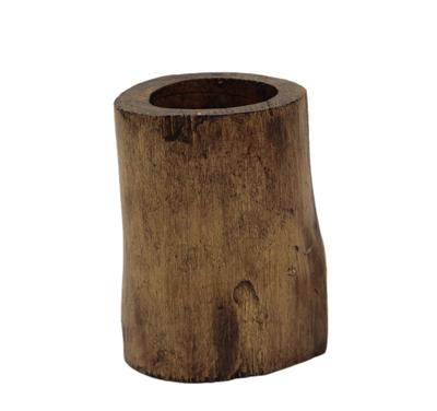 Tomo Corporation Antique Old Teak Pen Natural Diameter Height - Stand, Finish, 12-15cm, 6-8cm