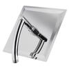 8-inch Square Air Booster Universal Adjustable Nozzle Shower