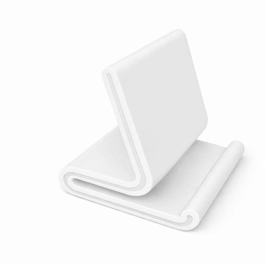 White phone stand desk stand smartphone holder