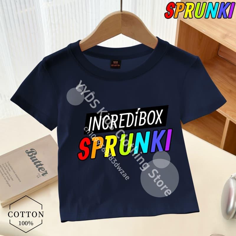 Doar un tip căruia îi place Sprunki Boy Imprimeu grafic Tricou Sprunki pentru copii Tendință de modă Tricou pentru băieți Haine universale de vară pentru băieți/fete