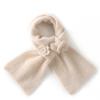 Handmade crochet% cashmere scarf women's solid color perforated warm scarf fashionable versatile small scarf outside