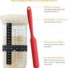 Aoresac 24oz Sourdough Starter Jar Glass Wide Mouth Fermentation Jar with Thermometer and Feeding Band, Sourdough Bread