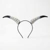 Cosplay Headband Cosplay Hairband Ox Horn Halloween Hair Hoop Funny Halloween Horns Headband  Lady