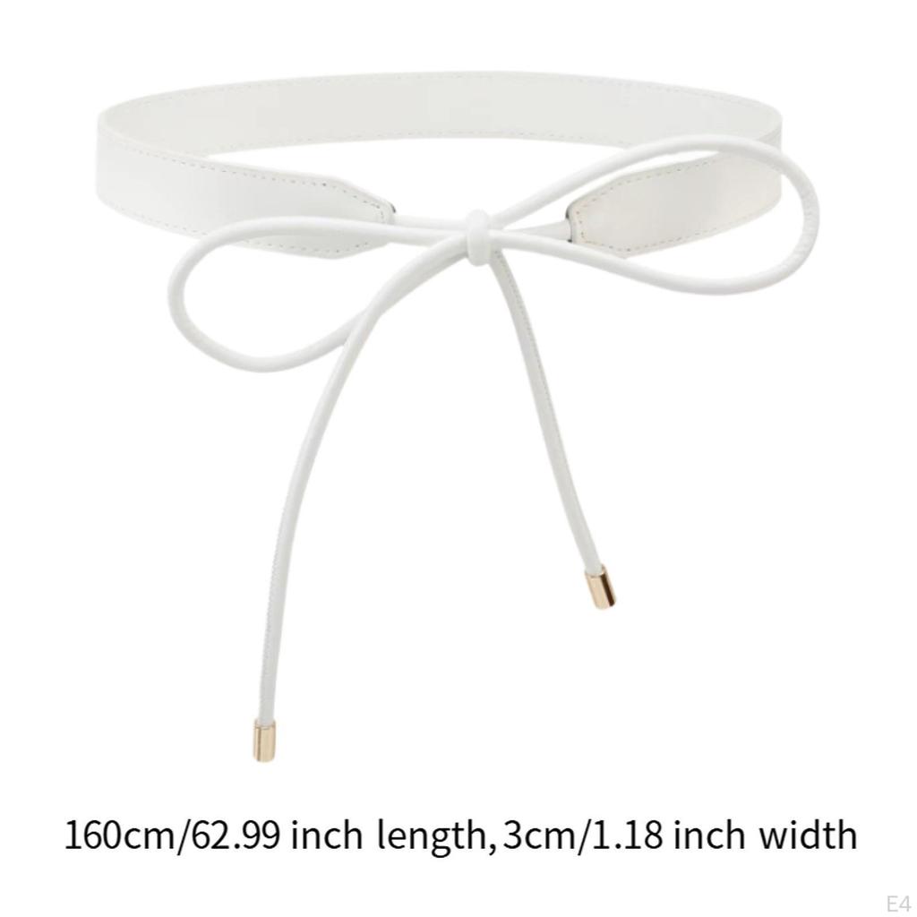 Leather Waist Belt for Women's Coat Blouse