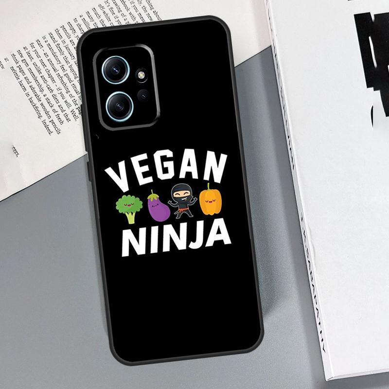 Vegan Pattern Funda For Xiaomi Redmi 12 9A 9C 10A 10C 12C Case Redmi Note 9 8 10 11 12 Pro 9S 10S 11S 12S
