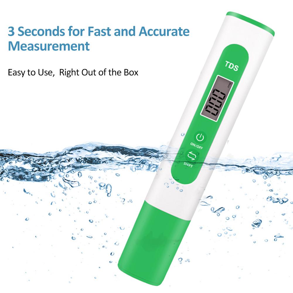 

Многофункциональный TDS ручка для тестирования воды бытовой инструмент для тестирования качества воды портативный жесткость воды I White Green