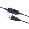Noise Cancelling USB Headset with Soft Memory Foam Earpads Wide Compatibility for PC Laptop