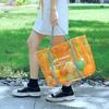 Trend Transparente Tasche Damen Frühling Gelee Umhängetasche PVC Wasserdicht Strandtasche Große Kapazität Tragetasche