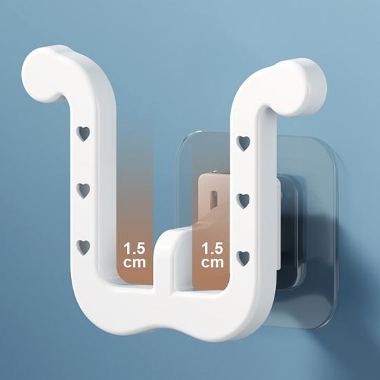 1/4 ks U-tvarovaný držák na pantofle Nástěnný úložný regál Silná nosnost