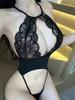Sexy Red Crotchless Lingerie Erotic Transparent Sleep Dress Christmas Solid Suspender Fetish Costumes for Women Lady Underwear