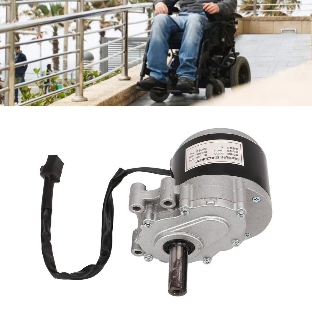 250W 24V Wheelchair Motor  Brushed High Torsion Wheelchair Gear Motor for Electric Wheelchair Electric Wheelchair Motor