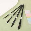 Painting Brushes 4-Pieces Fine-Pointed Drawing Art Tool Artist Paintbrushes For Acrylic For Oil Watercolor Canvases Rock Body