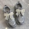Pearl Bow Shoelace Charms Fashion Decorative Shoe Flower Buckle Trendy Sneaker Accessories for Women's Footwear Decoration
