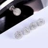 4 Stück/Los Bling Strass Universal Auto Reifenventilkappen Kristall Diamant Glänzend Staubdicht Ventilschaftkappen Autozubehör