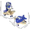 Pull Back Airplane Toy - Collision Deformation Aircraft | Small Transport Vehicles, Toy Airplanes for Boys and Girls, Party Favors