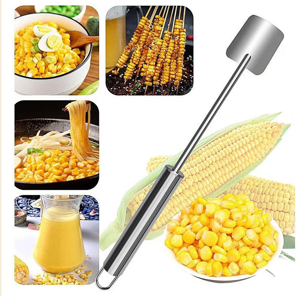Corn Peeler Corn On The Cob Remover Manually Operated Corn Kernel Stripper Handle Easy To Clean Corn Stripping Shovel