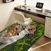 Büroteppich: Von der Natur inspiriertes Hirschdesign Perfekt zum Schutz von Sofas Unter Stühlen