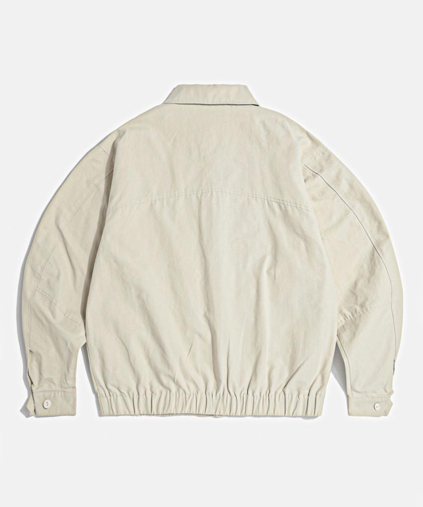 Espionage Flight Bomber Jacket Ecru