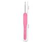 2.0mm-6.0mm Pink TPR Aluminum Crochet Hook Set Knitting Needles Soft Handle Sweater Scarf Sewing Needles Knitting Tools