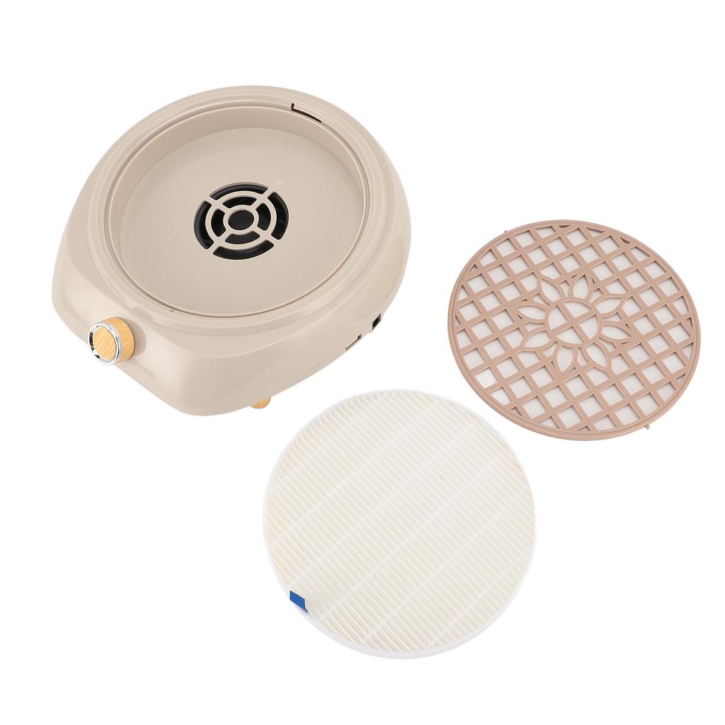 Nail Dust Collector Brushless Turbo Professional Adjustable Strong Suction Nail Vacuum Cleaner with