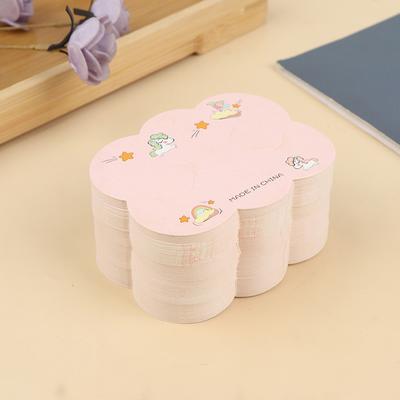 50Pcs Hair Clips Card Hairpins Krafts Paper Cloud Shape Display Packaging Tags