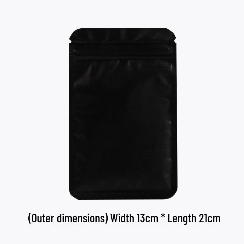 Double-Sided Frosted Aluminum Foil Self-Sealing Opaque Packaging Bag for Colored Ornaments