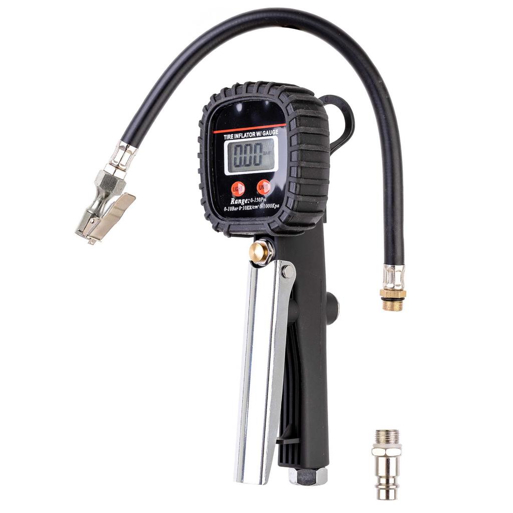 TIRE INFLATOR GUN WITH DIGITAL MANOMETER