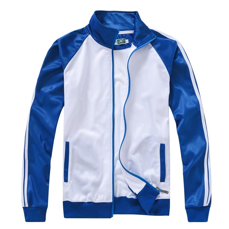 Blue and White School Uniform Sportswear for Junior High and High School Students