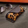 Glasses Clip Pu Leather Glasses Bag Plush Sunglasses Eyeglass Bag Glasses Storage Bag  Outdoor