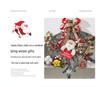 Rattan Christmas Wreath Hanging Ornament for Door & Wall Decoration