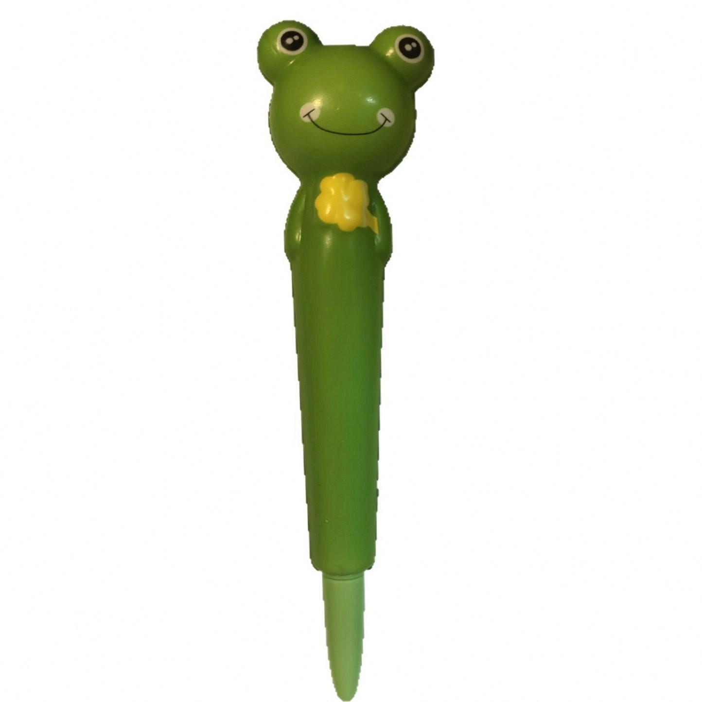 

Frog Squeeze Soft Rubber Ballpoint Pen - Fun Animal Design for Students 0.38mm