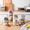 Breakfast Oatmeal Cereal Nut Yogurt Salad Cup Seal Container Double Layer Sauce Cup Bento Tuppers Food Bowl Lunch Box