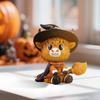 Cow Figurine Halloween Pumpkin Hat Cow, Halloween Decoration , Home Garden Kitchen Work Tiered Pallet Table Decoration