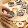 Juego de 9 Cortadores de Galletas de Navidad, Herramientas de Horneado de Acero Inoxidable para Galletas, Árbol de Navidad, Muñeco de Nieve, Hombre de Jengibre, Molde de Repostería de Cocina