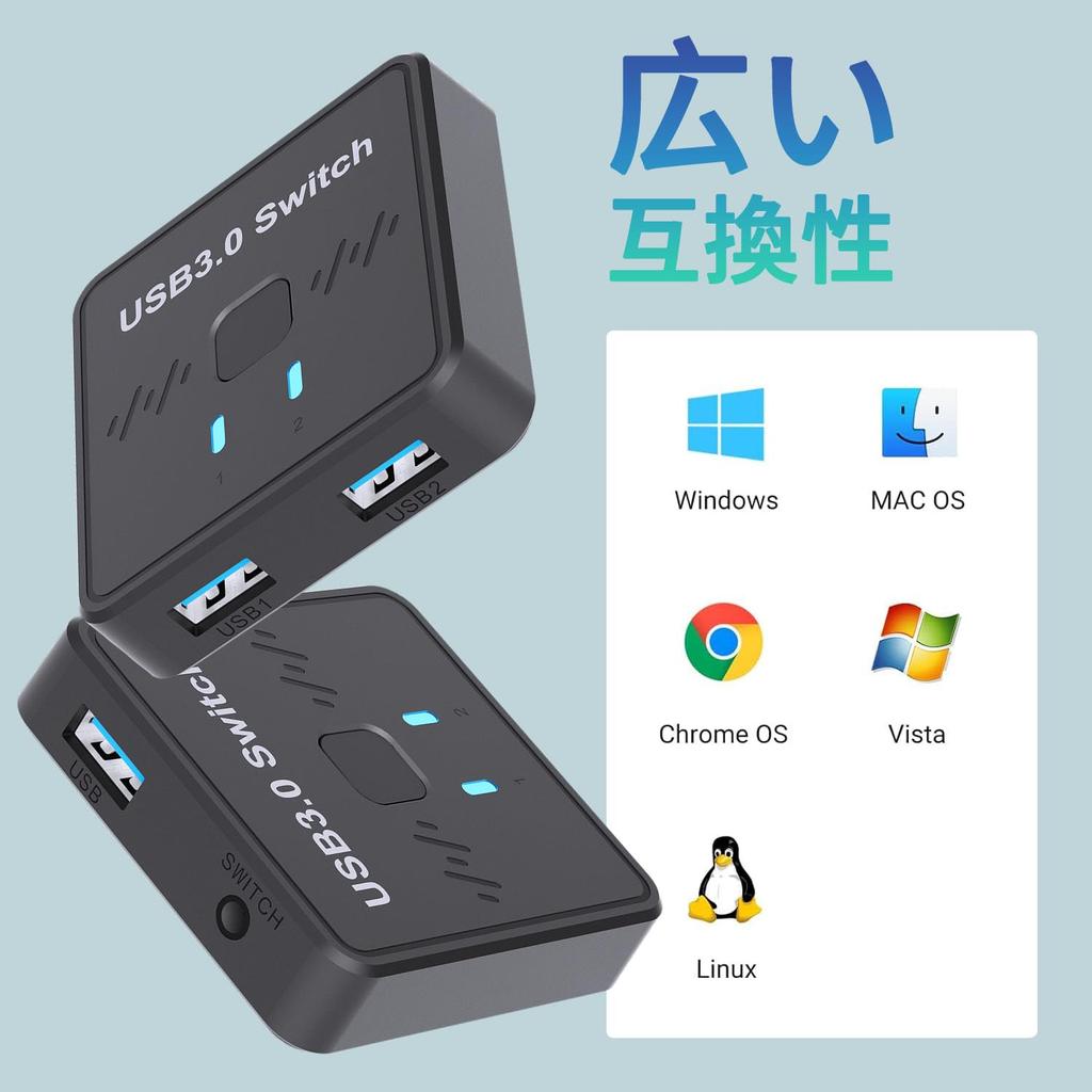 USB Bidirectional 2 1 2 Handheld Switch for 2 Use 1 Printer with 2 USB 2 1 Keyboard Switch, USB-A Switcher, Inputs, Output/1 Input, Outputs, PCs, PCs,
