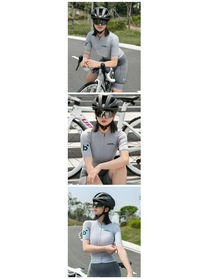 BCBE-ING Women's Dopamine Cycling Jersey - Lightweight, Breathable, Quick Dry Short Sleeve Top for Road Biking